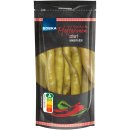 Edeka Peperoni Pfefferonen scharf Handgepflückt 6er Pack (6x250g Packung) + usy Block
