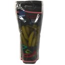 Edeka Peperoni Pfefferonen scharf Handgepflückt 6er Pack (6x250g Packung) + usy Block