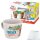 Kinder Sammeltasse Motiv 1 (2023) Forever together (210g Packung) + usy Block