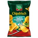 Funny Frisch Chipsfrisch Kartoffelchips Salt & Vinegar 3er Pack (3x150g Beutel) + usy Block