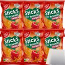 Gut und Günstig Paprika Sticks for Friends 6er Pack (6x125g Beutel) + usy Block