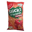 Gut und Günstig Paprika Sticks for Friends 6er Pack (6x125g Beutel) + usy Block
