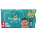 Pampers Baby Dry Windeln Gr.4, 9-14 kg (58Stk Packung)