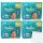 Pampers Baby Dry Windeln Gr.5, 11-16 kg 4er Pack (4x36Stk Packung) + usy Block
