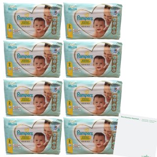 Pampers Premium Protection Windeln Gr.2, 4-8kg 8er Pack (8x40Stk Packung) + usy Block