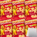 Funny Frisch Pom-Bär Kartoffel-Snack Glutenfrei 6er Pack (6x75g Packung) + usy Block