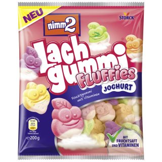 Nimm 2 Lachgummi Fluffies Joghurt (200g Beutel)