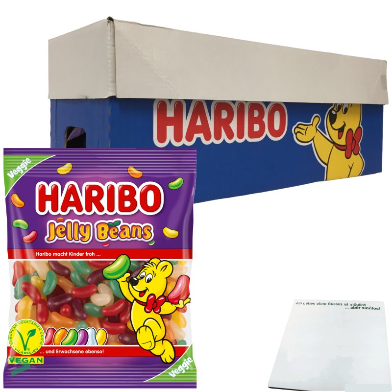 Haribo Jelly Beans Gelee Dragees 20er Pack (20x160g Beutel)