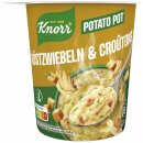 Knorr Kartoffel Snack Pot Röstzwiebeln & Croûtons (48g Becher)