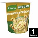 Knorr Kartoffel Snack Pot Röstzwiebeln & Croûtons (48g Becher)