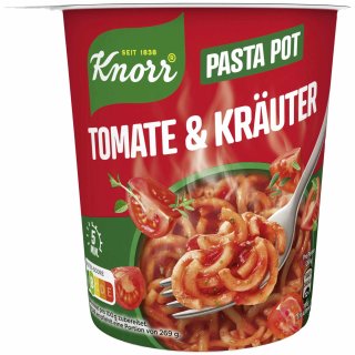 Knorr Pasta Snack Tomate und Kräuter (69g Becher)