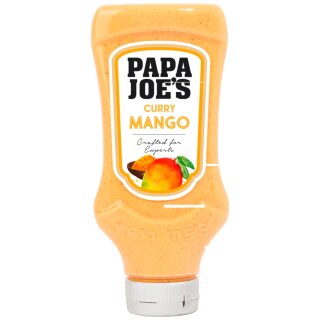 Papa Joe´s Curry-Mango-Sauce (300ml Flasche)