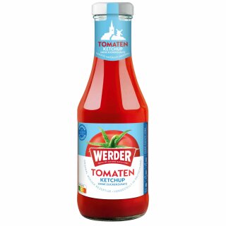 Werder Ketchup 0% Zucker (450ml Flache)