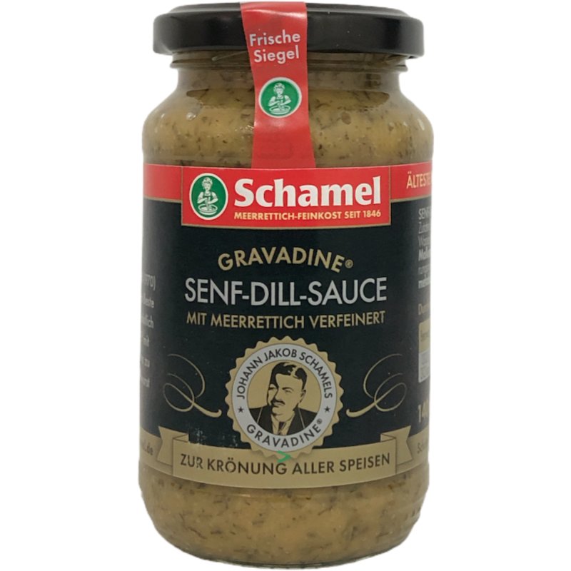 Schamel Senf-Dill-Sauce Gravadine mit Meerrettich verfeinert 1er Pack