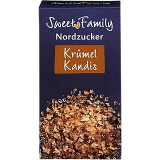 Nordzucker Krümel Kandis braun mit angenehmer Karamellnote (500g Packung)