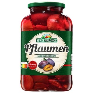 Spreewaldhof Pflaumen halbe Frucht (680g Glas)