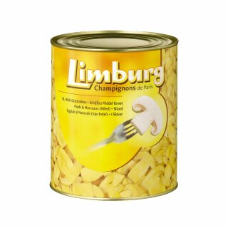 Champignons geschnitten 3.Wahl (800g Dose)