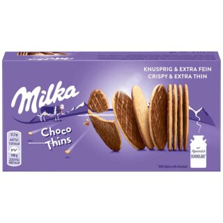 Milka Gebäck Choco Thins (151g Packung)