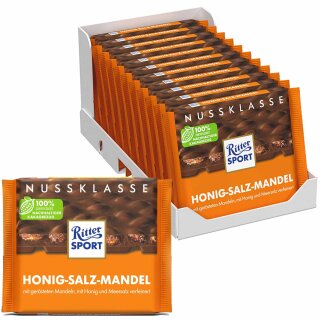 Ritter Sport Honig-Salz-Mandel VPE (11x100g Packung)