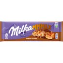 Milka Tafelschokolade Peanut-Caramel Großtafel (276g Tafel)