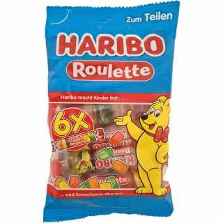 Haribo Roulette (6x25g = 150g Packung)