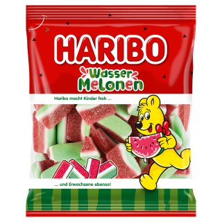 Haribo watermelons 160g sugared fruit gum with sugar and watermelon taste