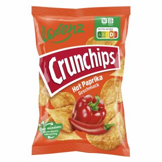 Lorenz Crunchips Hot Paprika (150g Packung)