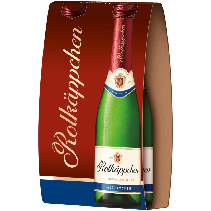Rotkäppchen Sekt halbtrocken 11% vol. 1er Pack (2x0,2l Flasche)