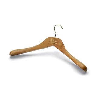 Coronet Konfektionsbügel aus Buchenholz klarlackiert (45cm)