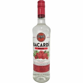 Bacardi Razz Rum mit Himbeeraroma 27% vol. (0,7L Flasche)