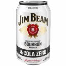 Jim Beam & Cola Zero 10% 0,33l