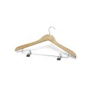 Coronet Konfektionsbügel aus Holz mit Metallsteg und...