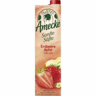 Amecke Sanfte Säfte Erdbeere-Apfel (1l Packung)
