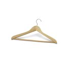 Coronet Konfektionsbügel aus klarlackiertem Holz mit...