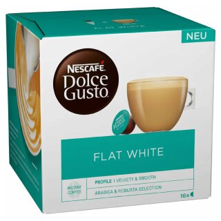 Nescafe Dolce Gusto Flat White 16 Ts. (187,2g Packung)