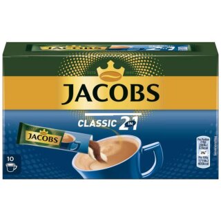 Jacobs löslicher Kaffee 2in1 10er (140g Packung)