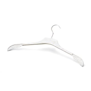 Coronet Wäschebügel aus Kunststoff mit Rockhäkchen weiß 43cm (3Stk.)