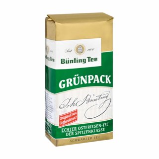 Bünting Grünpack Tee (500g Packung)