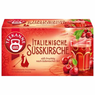 Teekanne Ländertee Italienische Süsskirsche 20er (45g Packung)