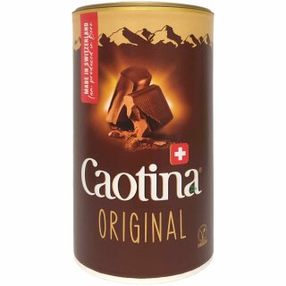 Caotina Original Kakaopulver Getränkepulver aus echter Schweizer Schokolade (500g Dose)