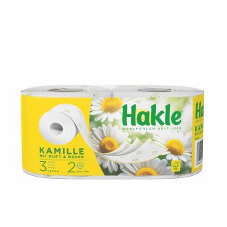 Hakle m.Kamille Toilettenpapier 3 lagig 2x150Blatt