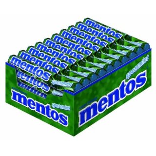 Mentos Spearmint Drops (40x38g Rollen)