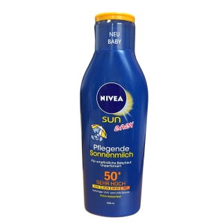 NIVEA sun Baby Pflegende Sonnenmilch LSF 50+ (200ml Flache)