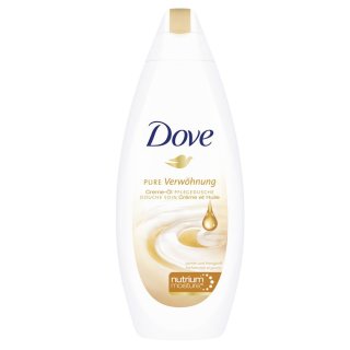 Dove Pure Verwöhnung Creme Öl  Pflegedusche Jasmin und Honigduft (250ml Flasche)