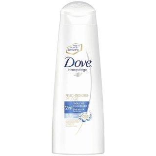 Dove Feuchtigkeits-Pflege Tägliche Feuchtigleit 2 in 1 Shampoo & Spülung 250 ml Flasche