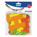 Girlande 1,5m Happy Birthday