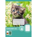 Stylex Schulheft Liniert 4 A5 16 Blatt (1Stk)