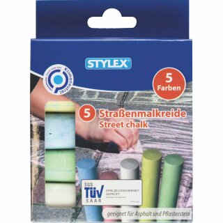 Stylex Straßenkreide 5 Stangen 25008