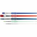 Stylex Schulmalpinsel 5-teilig Gummigriffzone