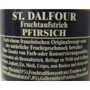 St. Dalfour Fruchtaufstrich Pfirsich (284g Glas)